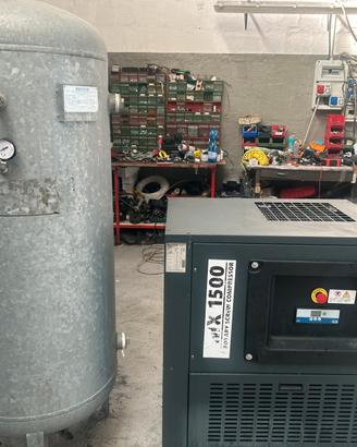 Compressore aria a vite LA Padana completo