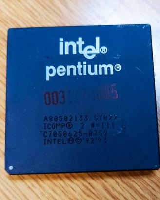 CPU Intel Pentium 133 MHz Ceramica - Vintage sk 7
