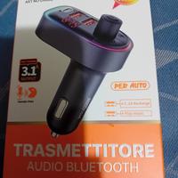 Trasmettitore fm bluetooth per auto