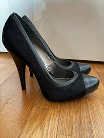 Décolleté nere Kookai in cavallino e pelle