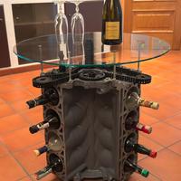 Tavolino con motore v8 mercedes amg