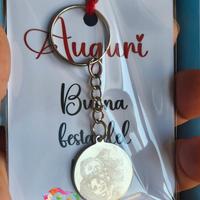 Portachiavi incisi in acciaio inossidabile 