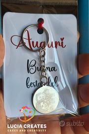 Portachiavi incisi in acciaio inossidabile 