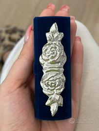 Porta rossetto vintage in argento