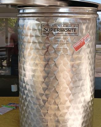 Botte inox con rubinetto