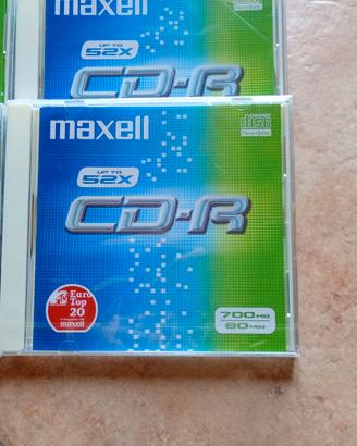 CD-R MAXELL 52x, 700 mb, 80 min,