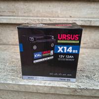 batteria moto x14-bt, yxt14-bs, marca ursus nuova