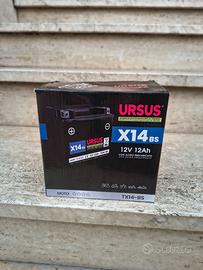 batteria moto x14-bt, yxt14-bs, marca ursus nuova