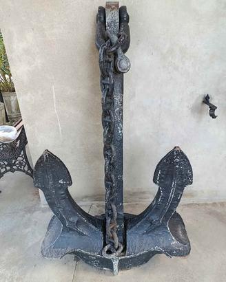 VECCHIA ANCORA ⚓ NAVALE HALL 600 KG. H. 165