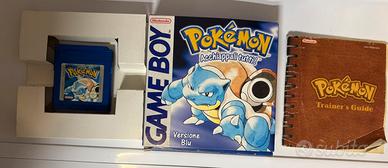 Pokemon Blu GameBoy Nintendo Originale