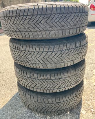 Cerchi + gomme  neve 165/70 R14  85T rinforzate