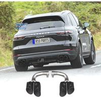 TERMINALI SCARICO PORSCHE CAYENNE 17- LOOK S NERO
