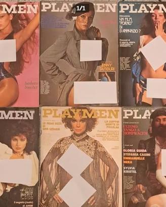 6 riviste PLAYMEN anni 70
