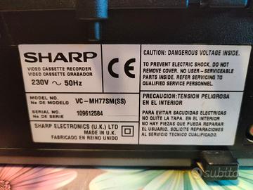 Videoregistratore VHS  Sharp