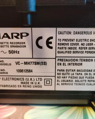 Videoregistratore VHS  Sharp