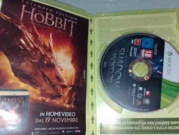 Gioco Xbox 360 l'ombra di Mordor ritiro a ✋