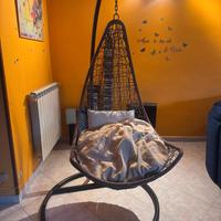 Sedia a Dondolo in vimini