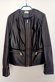 Giacca OLTRE similpelle nera.