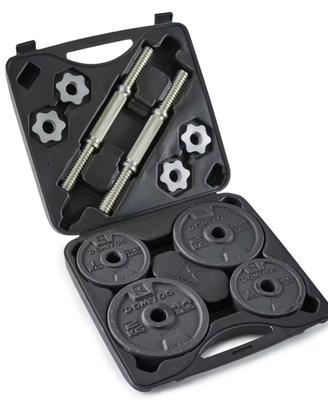 CORENGTH Kit manubri e bilanciere palestra 20kg