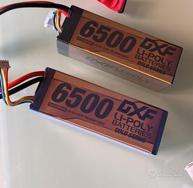 2 batterie lipo dxf gold 6500 come nuove XT60