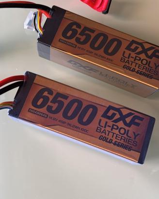 2 batterie lipo dxf gold 6500 come nuove XT60
