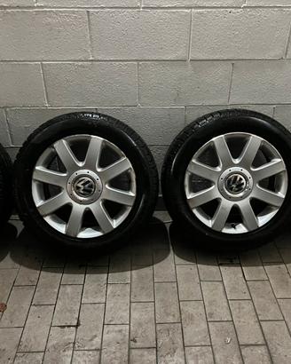4 Cerchi Lega 16" VW Golf/Touran/Audi + 1 OMAGGIO