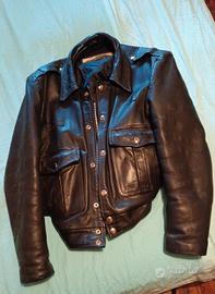 giacca bikers pelle 