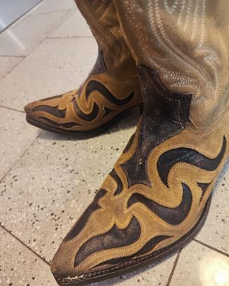 Sendra 7429 Serraje Fango tacco stivale texano 40