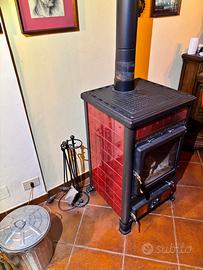 Stufa legna Nordica Rossella R1 8Kw