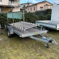 Rimorchio Humbaur KFT trasporto bici