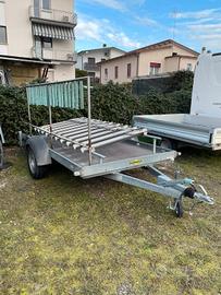 Rimorchio Humbaur KFT trasporto bici