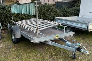 Rimorchio Humbaur KFT trasporto bici