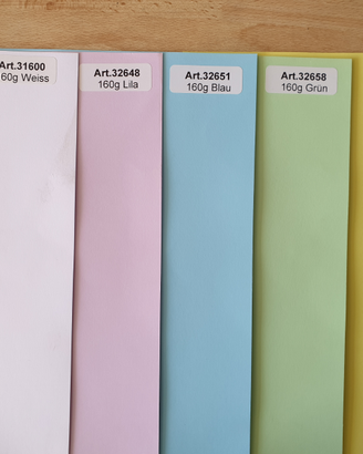 Carta color A4 160g 250 fogli