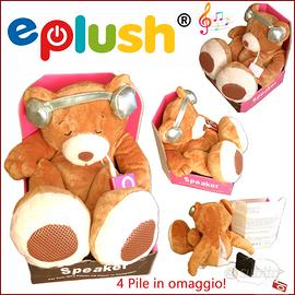 eplush® ♫ L'ORSO CHE DIFFONDE MUSICA DALLE ZAMPE ♫