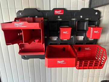Milwaukee Packout da parete con accessori