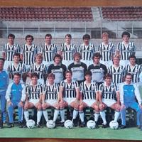 Cartolina Poster Juventus 1984-85