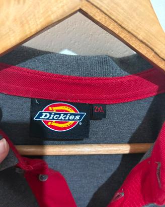 Polo Dickies Grigio/Rosso XXL