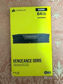 Corsair Vengeance DDR5 RAM 64GB 2x32 5200MHz CL40