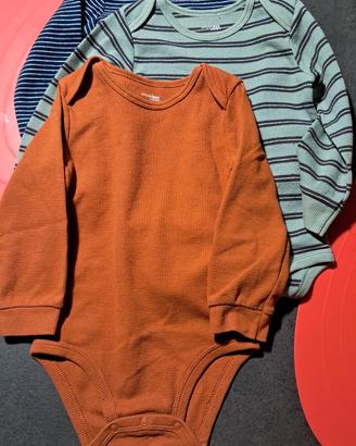 set 3 body manica lunga 24 mesi