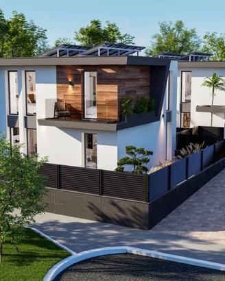 Villa di 127 m² con 4 locali e box auto a Novara