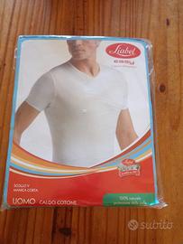 3 Maglie intime colore bianco e nere imballate xxl
