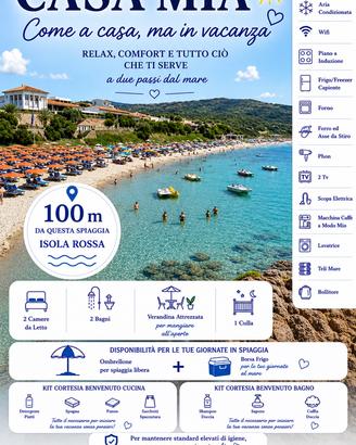 Casa vacanza isola rossa Sardegna