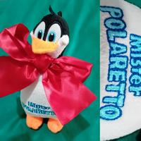 Peluche Pinguino Mister Polaretto Big fiocco 