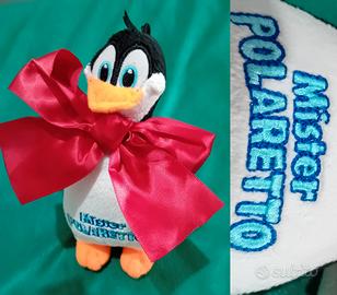Peluche Pinguino Mister Polaretto Big fiocco 