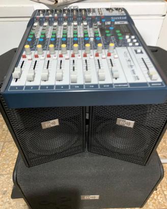 Impianto audio completo Montarbo Full 612 + mix