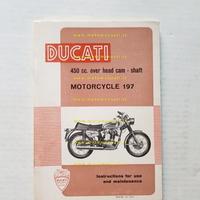 Ducati 450 Mark3 Desmo -Scrambler 1970 manuale USO