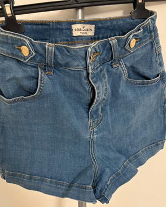 Shorts di jeans Rebel Queen by Liu Jo con bottoni