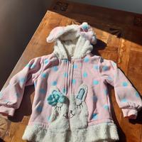 felpa pesante bambina o pigiama da 4 a 6 anni