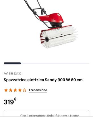 Spazzolatrice erba sintetica Sandy