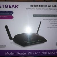 Modem router WiFi NETGEAR AC1200 Modello D6220